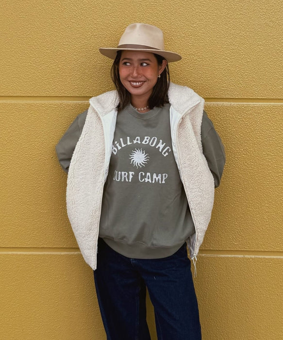 BILLABONG ウィメンズ BOA & PUFF VEST ベスト【SURF CAMP】【2026年秋冬モデル】
