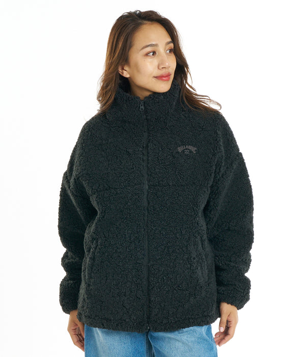 BILLABONG ウィメンズ FUR BOA STAND JACKET ジャケット 【2026年秋冬モデル】 BLK / L