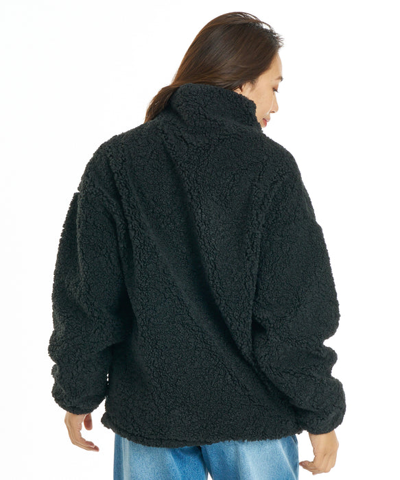 BILLABONG ウィメンズ FUR BOA STAND JACKET ジャケット 【2026年秋冬モデル】 BLK / L
