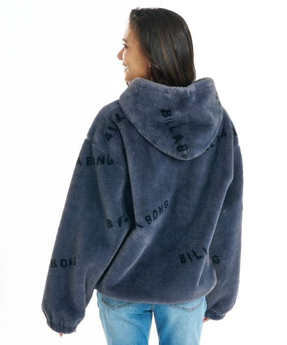 BILLABONG ウィメンズ FUR LOGO JACKET ジャケット 【2026年秋冬モデル】 BLK / L