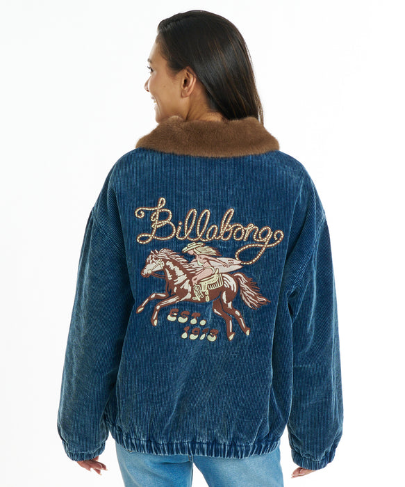 BILLABONG ウィメンズ CORDUROY EMB JACKET ジャケット 【2026年秋冬モデル】 IND / L