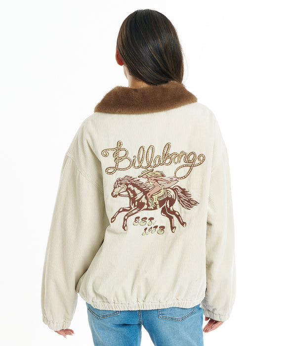 BILLABONG ウィメンズ CORDUROY EMB JACKET ジャケット 【2026年秋冬モデル】 WCP / L
