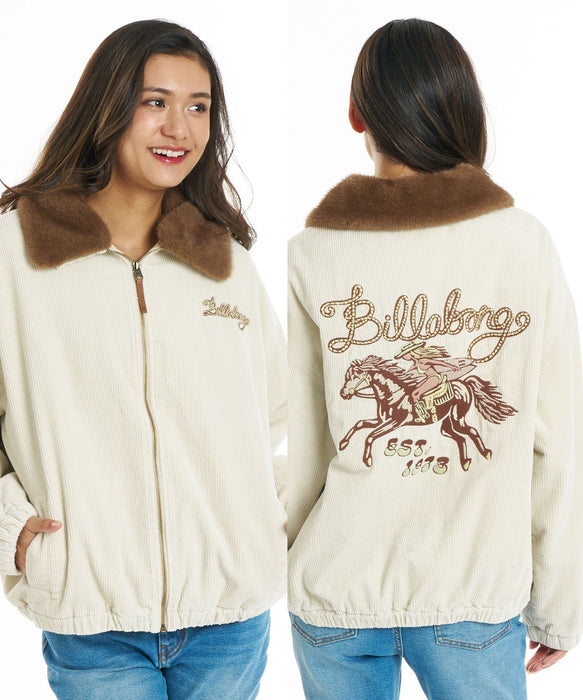 BILLABONG ウィメンズ CORDUROY EMB JACKET ジャケット 【2026年秋冬モデル】