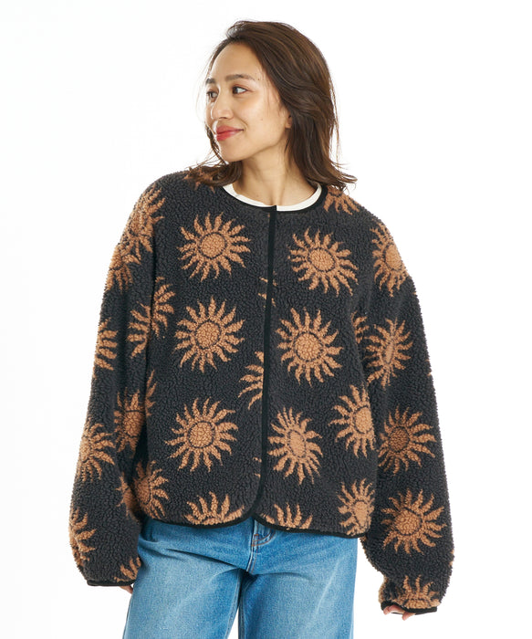 BILLABONG ウィメンズ REVERSIBLE BOA JACKET ジャケット 【2026年秋冬モデル】 BLK / L