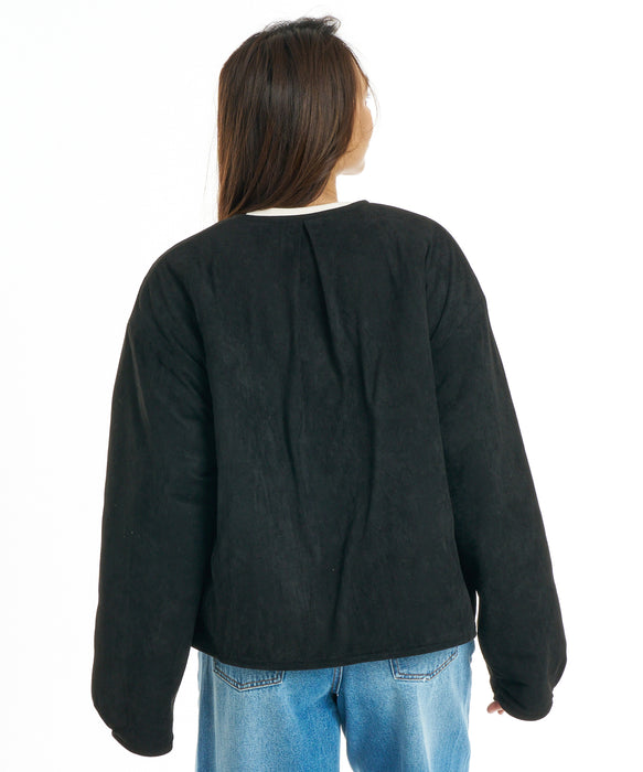 BILLABONG ウィメンズ REVERSIBLE BOA JACKET ジャケット 【2026年秋冬モデル】 BLK / L