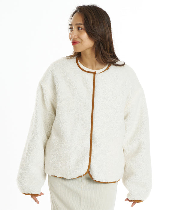 BILLABONG ウィメンズ REVERSIBLE BOA JACKET ジャケット 【2026年秋冬モデル】 TRV / L