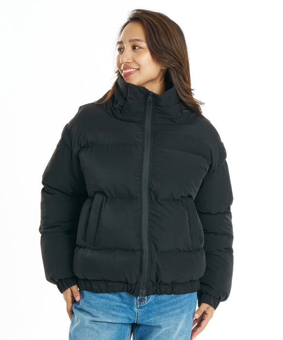 BILLABONG ウィメンズ VOLUME NECK PUFF JK ジャケット 【2026年秋冬モデル】 BLK / L