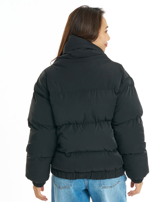 BILLABONG ウィメンズ VOLUME NECK PUFF JK ジャケット 【2026年秋冬モデル】 BLK / L