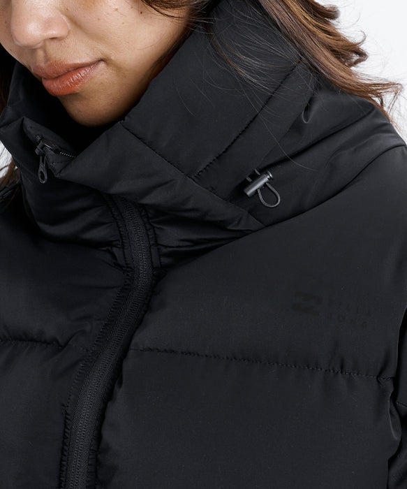 BILLABONG ウィメンズ VOLUME NECK PUFF JK ジャケット 【2026年秋冬モデル】 BLK / L