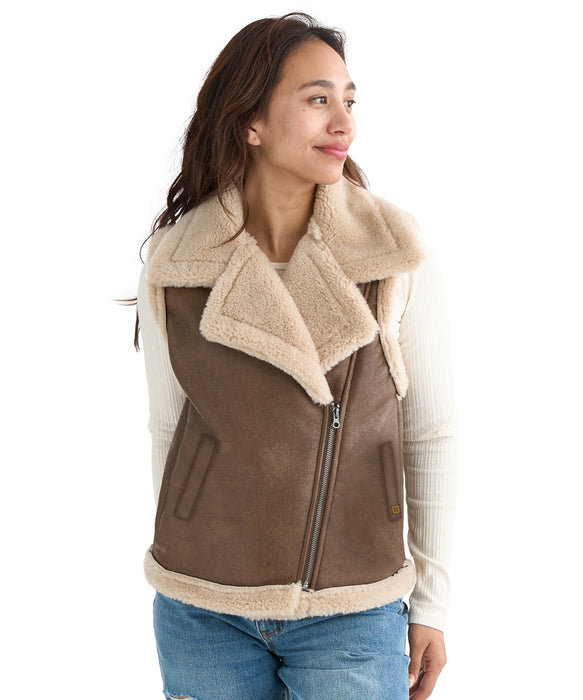 BILLABONG ウィメンズ RIDERS　MOUTON VEST ベスト 【2026年秋冬モデル】 ESP1 / M