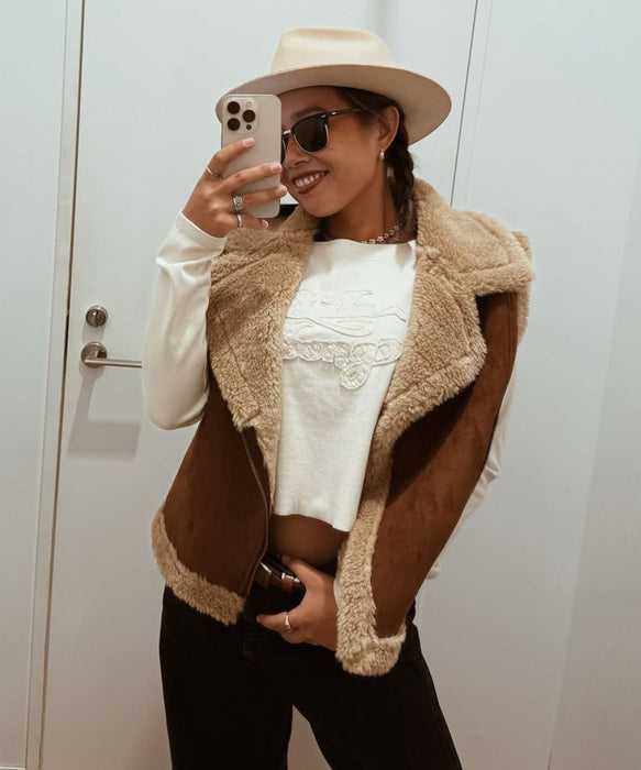 BILLABONG ウィメンズ RIDERS　MOUTON VEST ベスト 【2026年秋冬モデル】