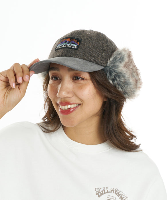BILLABONG ウィメンズ TRAPPER　CAP キャップ 【2026年秋冬モデル】 BLK / F