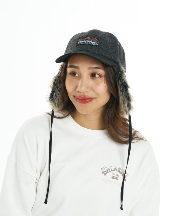 BILLABONG ウィメンズ TRAPPER　CAP キャップ 【2026年秋冬モデル】 BLK / F