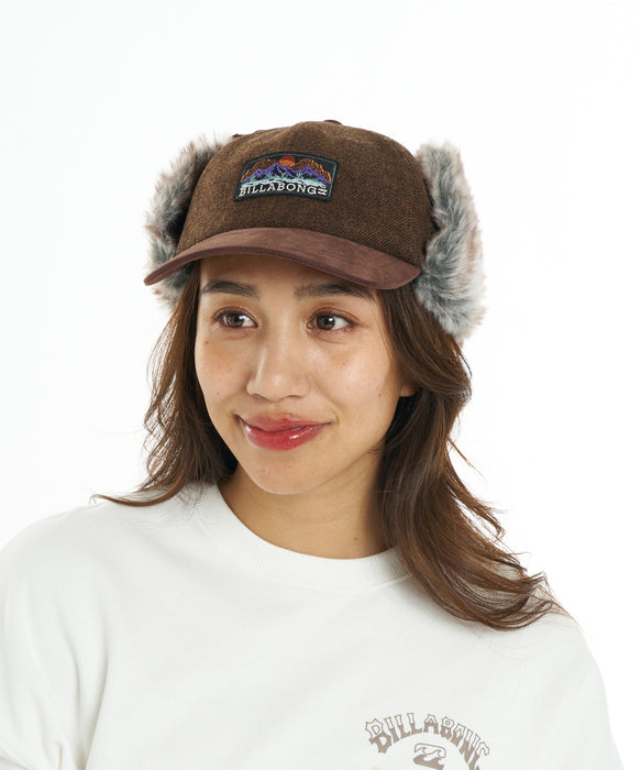 BILLABONG ウィメンズ TRAPPER　CAP キャップ 【2026年秋冬モデル】 BRN / F