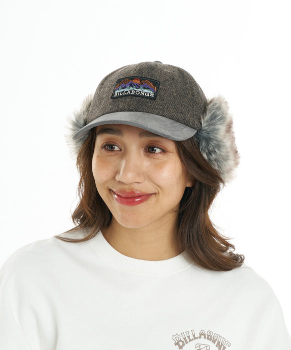BILLABONG ウィメンズ TRAPPER　CAP キャップ 【2026年秋冬モデル】 GRY / F