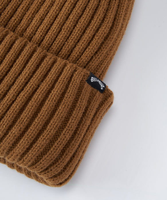 BILLABONG ウィメンズ DOUBLE VOLUME BEANIE ビーニー 【2026年秋冬モデル】 BRN / F