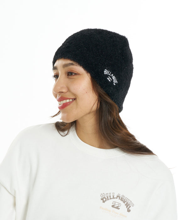 BILLABONG ウィメンズ JACQURD MOHAIR MIX BEANIE ビーニー 【2026年秋冬モデル】 BLK / F