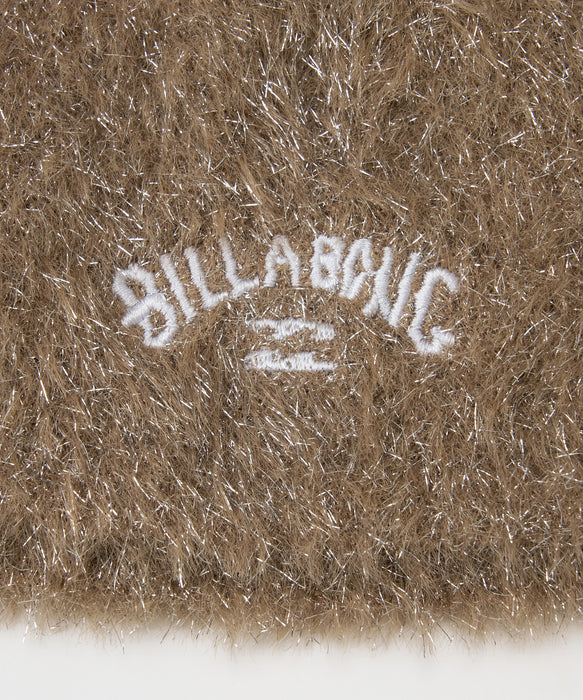 BILLABONG ウィメンズ JACQURD MOHAIR MIX BEANIE ビーニー 【2026年秋冬モデル】 BRN / F