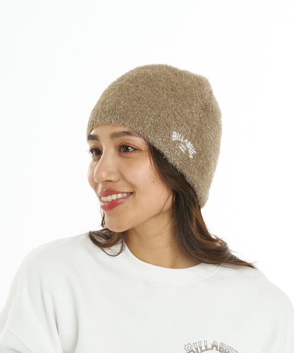 BILLABONG ウィメンズ JACQURD MOHAIR MIX BEANIE ビーニー 【2026年秋冬モデル】 BRN / F