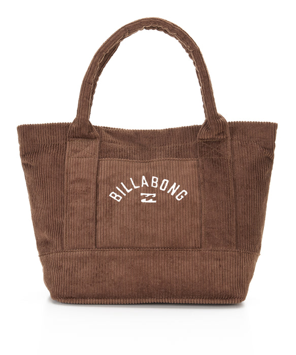 BILLABONG ウィメンズ CORDUROY MINI TOTE BAG トートバッグ 【2026年秋冬モデル】 BRN / F