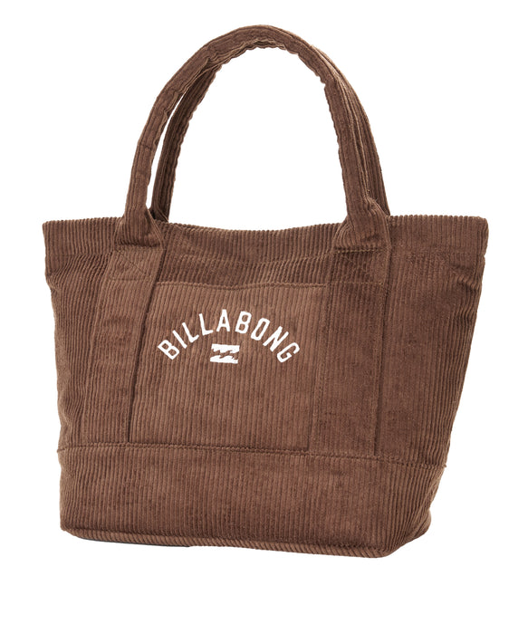 BILLABONG ウィメンズ CORDUROY MINI TOTE BAG トートバッグ 【2026年秋冬モデル】 BRN / F