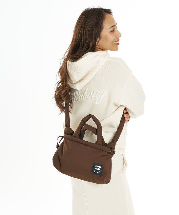 BILLABONG ウィメンズ PUFFER QUILT MINI BAG ショルダーバッグ 【2026年秋冬モデル】 BRN / F