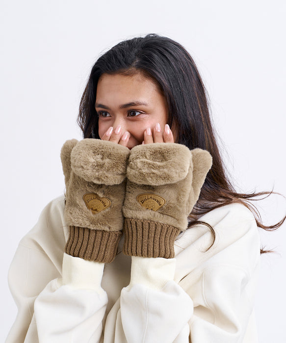 BILLABONG ウィメンズ MITTEN GLOVES その他アクセサリー 【2026年秋冬モデル】 BEG / F