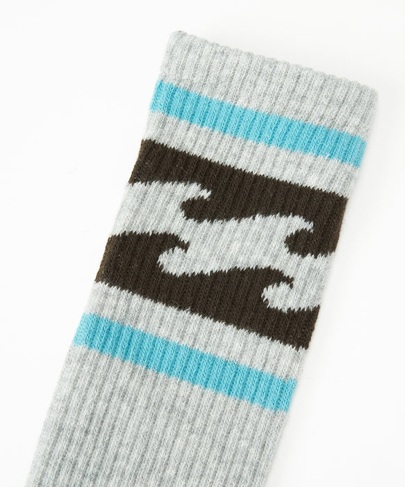 BILLABONG ウィメンズ WINTER LINE SOCKS ソックス 【2026年秋冬モデル】 GRY / F
