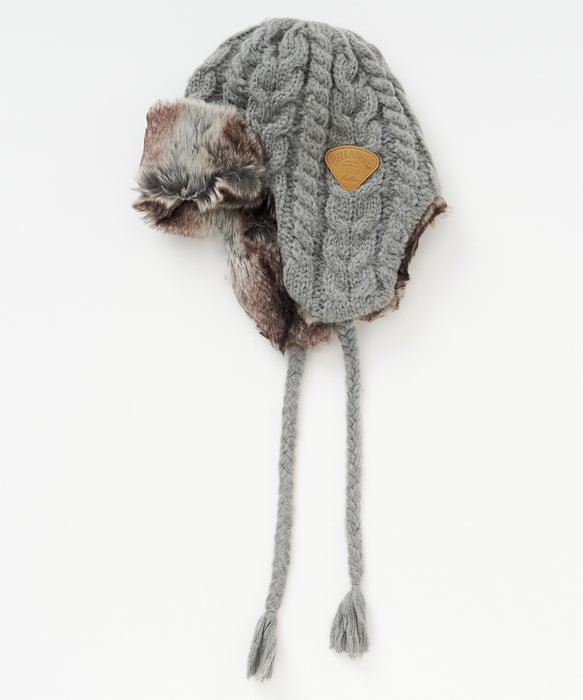 BILLABONG ウィメンズ CABLE WOOL BLEND BEANIE FUR ビーニー 【2026年秋冬モデル】