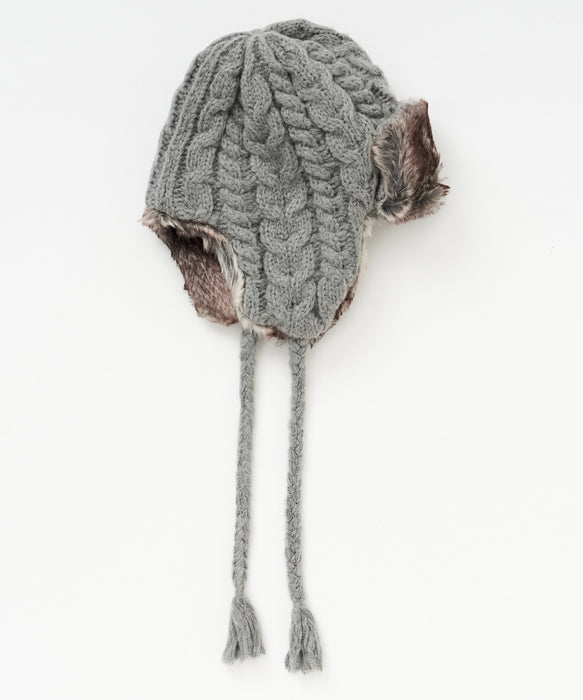 BILLABONG ウィメンズ CABLE WOOL BLEND BEANIE FUR ビーニー 【2026年秋冬モデル】