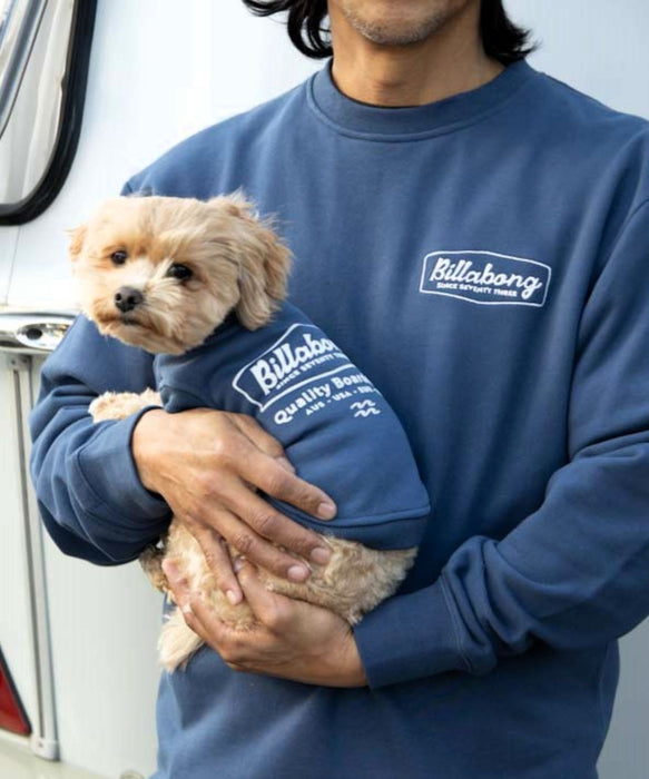 BILLABONG ROAD SIGN DOG SWEAT CREW【DOG WEAR】【2026年秋冬モデル】