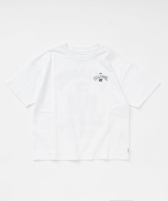 BILLABONG キッズ（ガールズ） MESSAGE ARCH LOOSE M Tシャツ 【2026年春夏モデル】