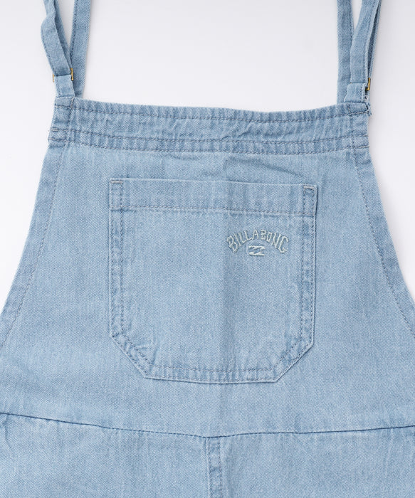 BILLABONG キッズ（ガールズ） WOVEN SALOPETTE ロングパンツ 【2026年春夏モデル】