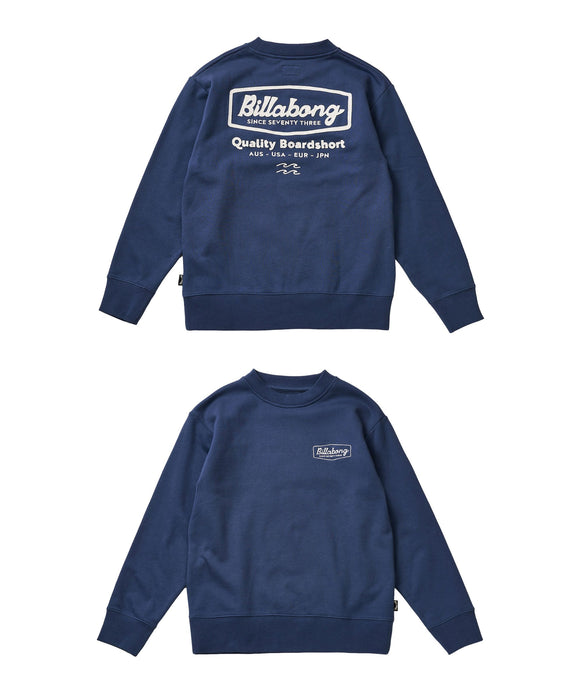 BILLABONG キッズ ROAD SIGN トレーナー 【2026年秋冬モデル】