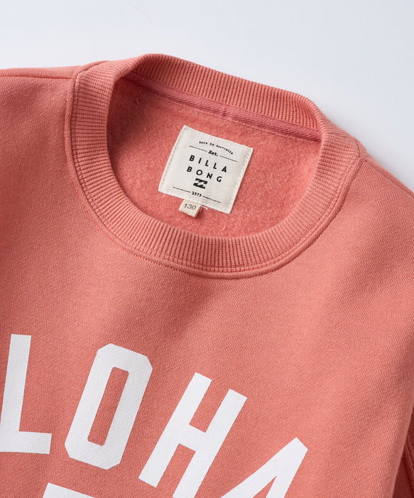 BILLABONG キッズ GIRLS MONO ALOHA KENDAL CREW  トレーナー 【2026年秋冬モデル】 TRC1 / 150