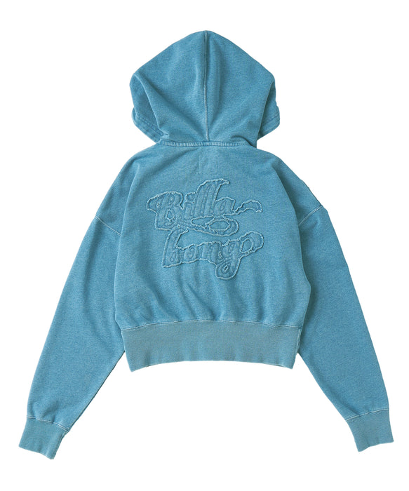 BILLABONG キッズ GIRLS LOOSE CROPPED WASHED ZIP PARKA パーカー 【2026年秋冬モデル】 BLC / 150