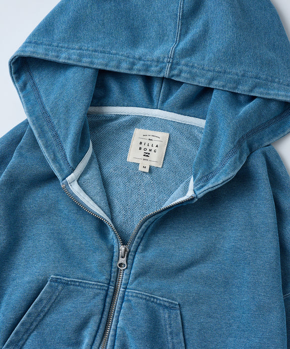 BILLABONG キッズ GIRLS LOOSE CROPPED WASHED ZIP PARKA パーカー 【2026年秋冬モデル】 BLC / 150
