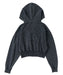BILLABONG キッズ GIRLS LOOSE CROPPED WASHED ZIP PARKA パーカー 【2026年秋冬モデル】 BLK / 150
