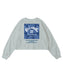 BILLABONG キッズ GIRLS SQUARE LOGO LOOSE CROPPED LS TEE ロンT 【2026年秋冬モデル】 GRH / 150