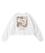 BILLABONG キッズ GIRLS SQUARE LOGO LOOSE CROPPED LS TEE ロンT 【2026年秋冬モデル】 OFW / 150