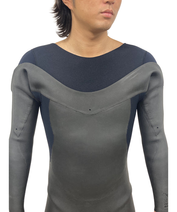 BILLABONG メンズ Gull light Zipper System - ALL RUBBER セミドライ フルスーツ 【2026年秋冬モデル】