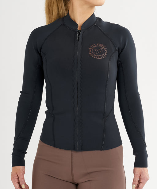 【BILLABONG】ロングスリーブタッパー（ML） BILLABONG ウィメンズ FRONT ZIP PEEKY JACK ロングタッパー 【2026年