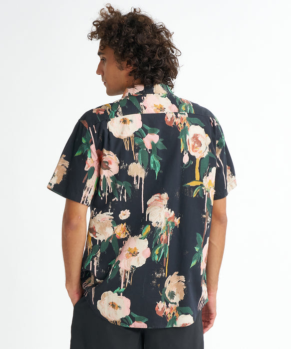 BILLABONG メンズ SUNDAYS SS 半袖シャツ 【2026年夏モデル】 BLK / L