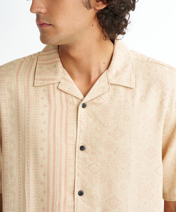 BILLABONG メンズ Garage Nashua Jacquard 半袖シャツ 【2026年夏モデル】 OAT1 / XL