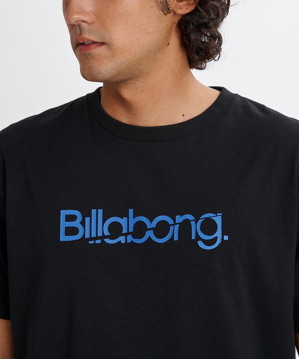 BILLABONG メンズ SLICE LOGO Tシャツ 【2026年夏モデル】 BLK / XL