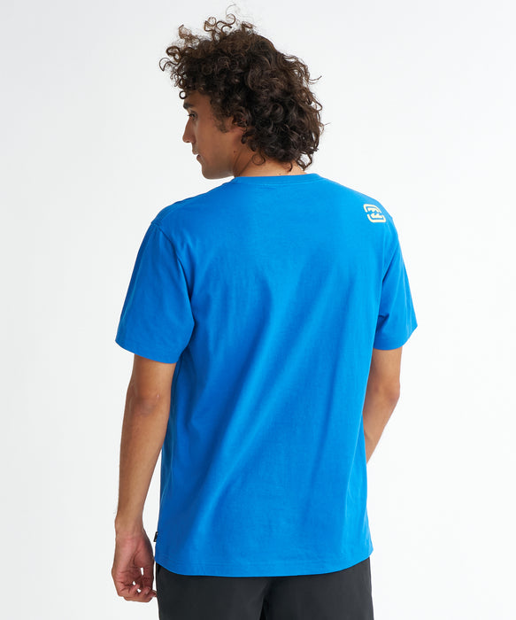 BILLABONG メンズ SLICE LOGO Tシャツ 【2026年夏モデル】 BREW / XL