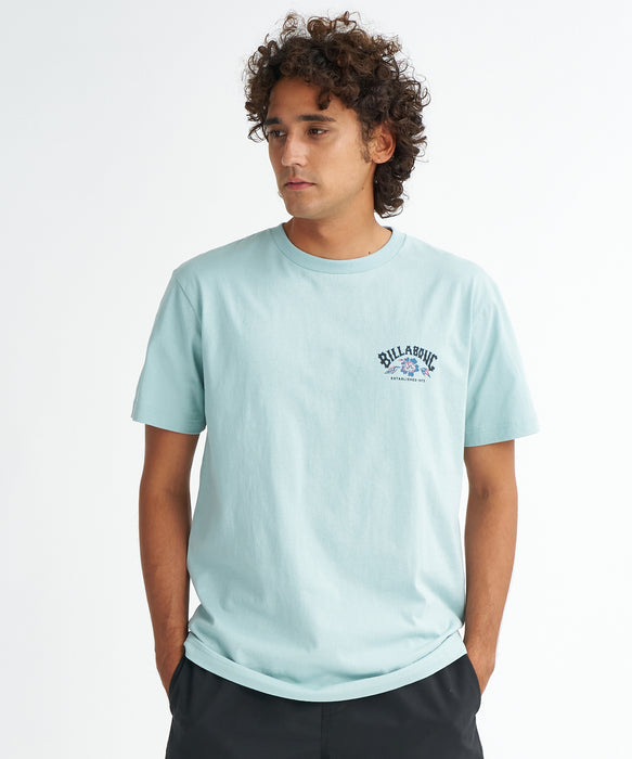 BILLABONG メンズ THEME ARCH Tシャツ 【2026年夏モデル】 ETH / L