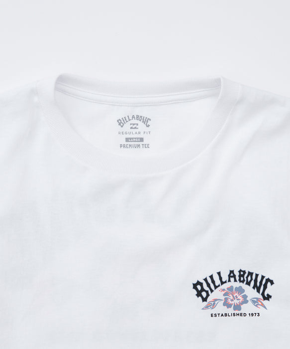 BILLABONG メンズ THEME ARCH Tシャツ 【2026年夏モデル】 WHT / XL