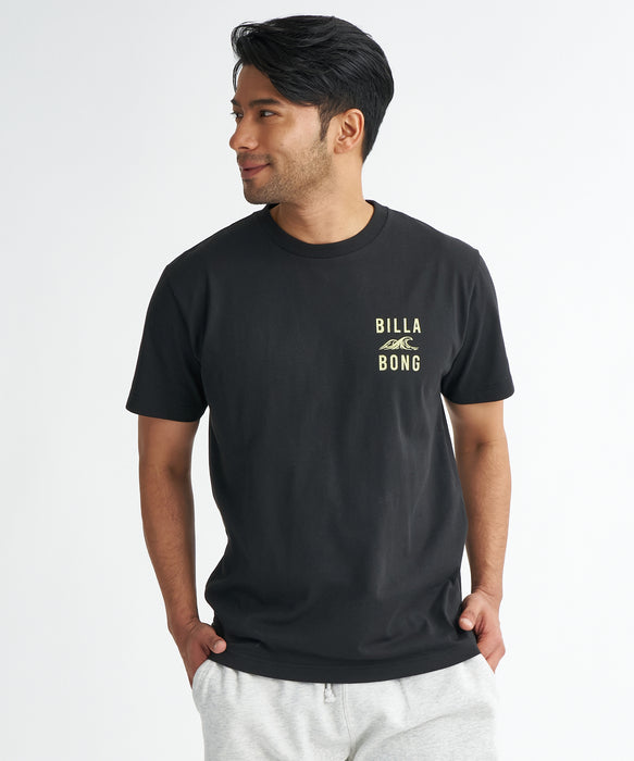 BILLABONG メンズ CLEAN WAVE Tシャツ 【2026年夏モデル】 BLK / XL