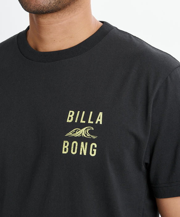 BILLABONG メンズ CLEAN WAVE Tシャツ 【2026年夏モデル】 BLK / XL